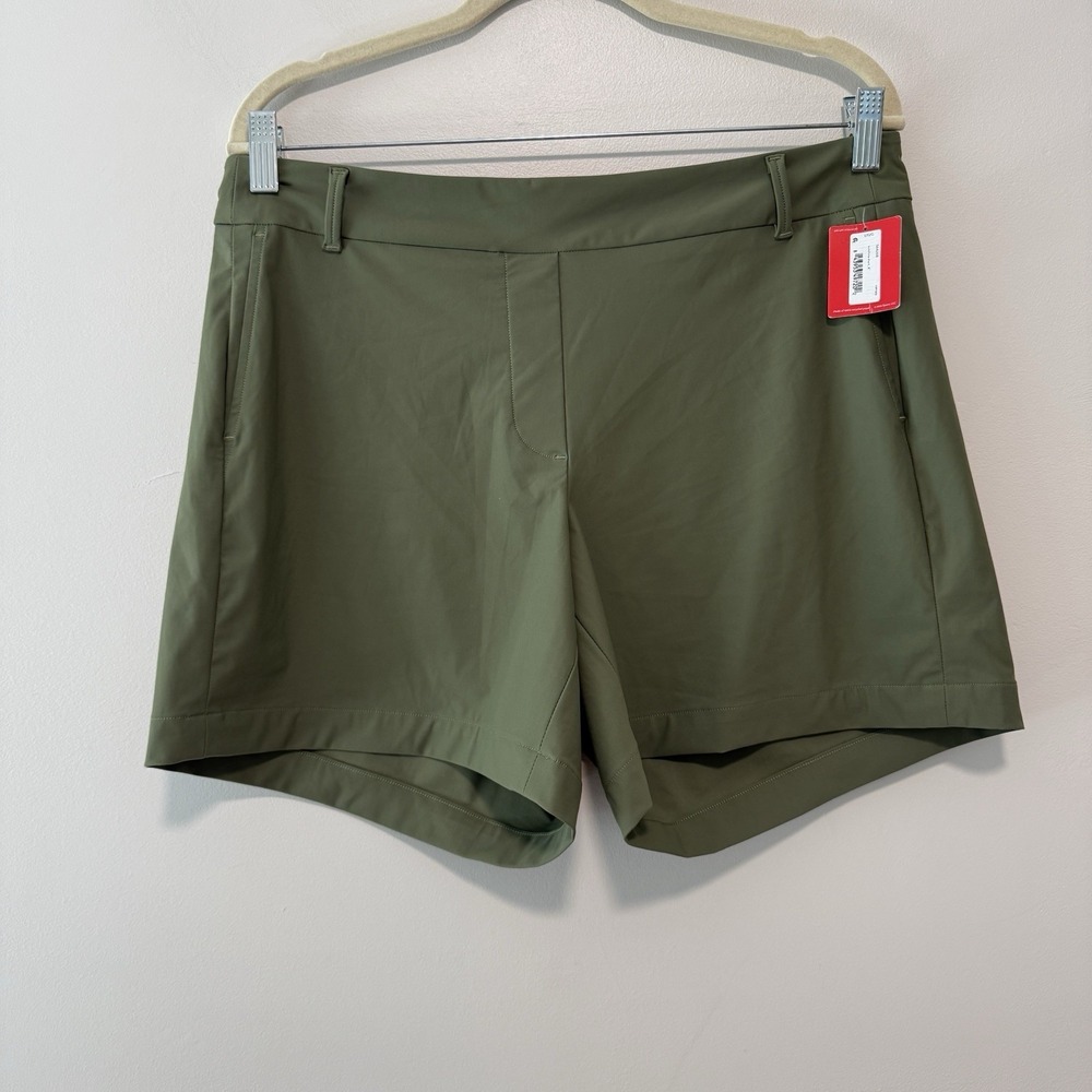 Spanx NWT Green Sunshine 6 Inch Performance Stretch Shorts Size Large